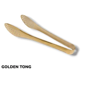 golden color tong
