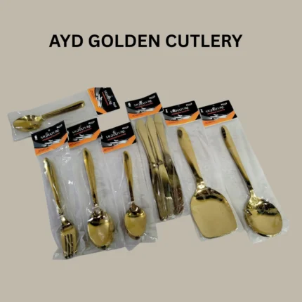 Loose Cutlery Golden Color Stainless Steel