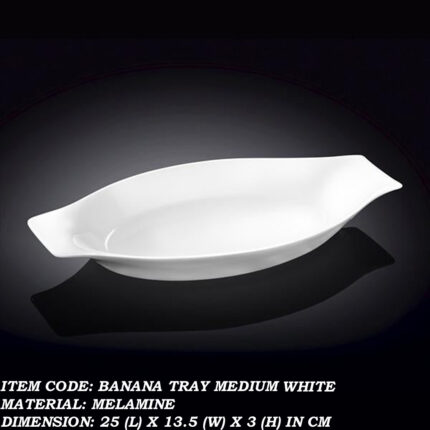 Medium White Color Tray for Serving