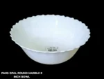 pars opal round marble 9 inch bowl