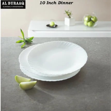 round marble 10 inch dinner plate