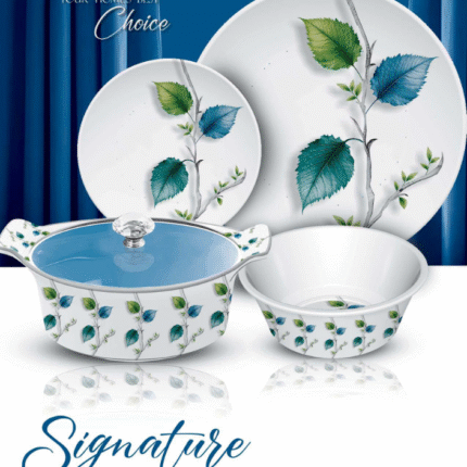Signature Melamine Dinner Set For 8 Person 88 Pcs