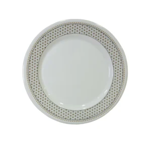 10-Inch Double Glazed Melamine RIce Plate for Serving Meals