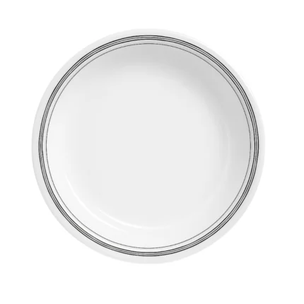 10-Inch Double Glazed Melamine Rice Plate for Serving Meals