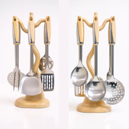 6 Pcs Mix Steel Kitchen Tool Set