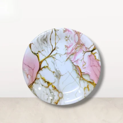 8-Inch Double Glazed Melamine Quarter Deep Plate for Serving Meals