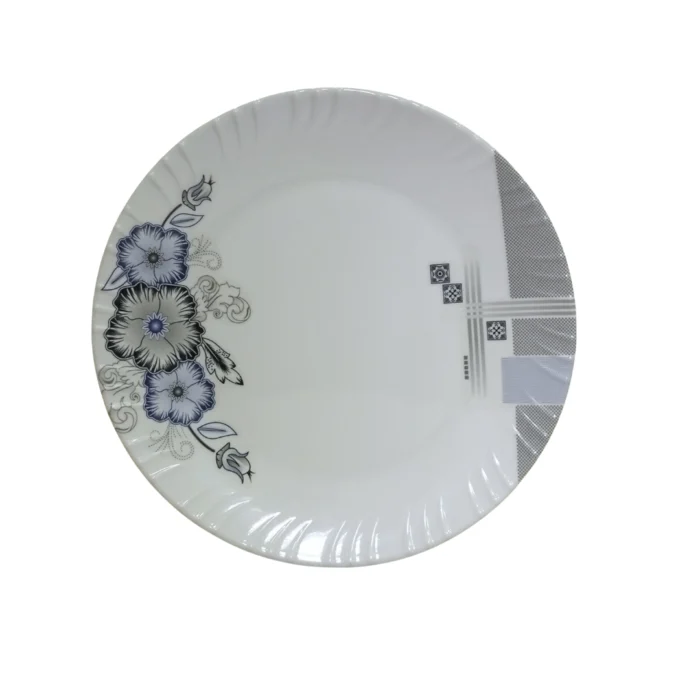 9-Inch Double Glazed Melamine Rice Plate for Serving Meals