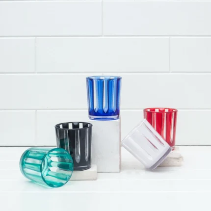 Acrylic Striped Glass