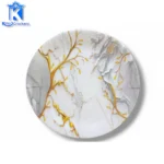 Double Glazed Melamine Printed Rice Plate