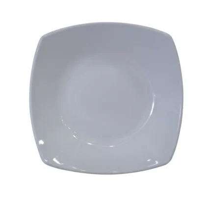 Double Glazed Melamine Square Shaped Plate For Dining