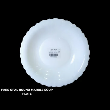 6 Pcs Marble Deep Plate for Dining