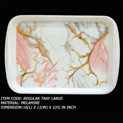 Melamine Printed Large Size Tray For Serving