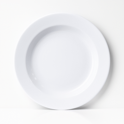 Thai White Deep Plate Set