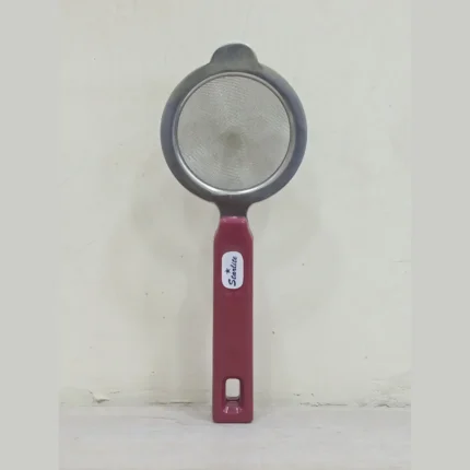 Starlight Strainer Stainless Steel with Wood Color Handle