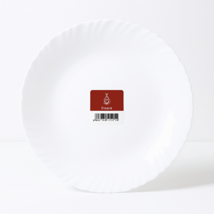 White Marble Dinner Plate 6 Pcs For Dining