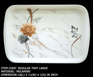 Printed Melamine Large Tray