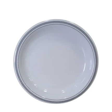 Double Glazed Printed Melamine Rice Plate 10 inch