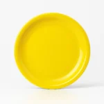 Yellow Color Melamine Double Glazed Rice Plate 10 inch