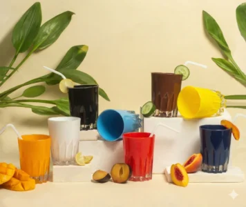 acrylic colorful glass