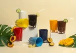 acrylic colorful glass