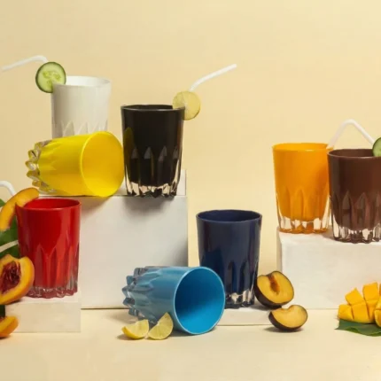 acrylic colorful glass
