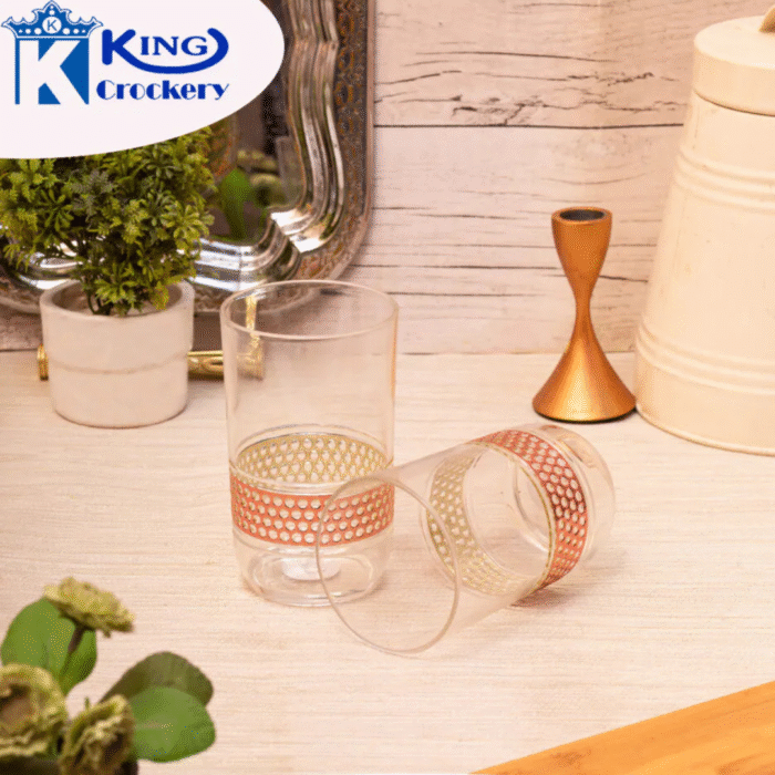 Acrylic Loop Copper Glass For Drinking