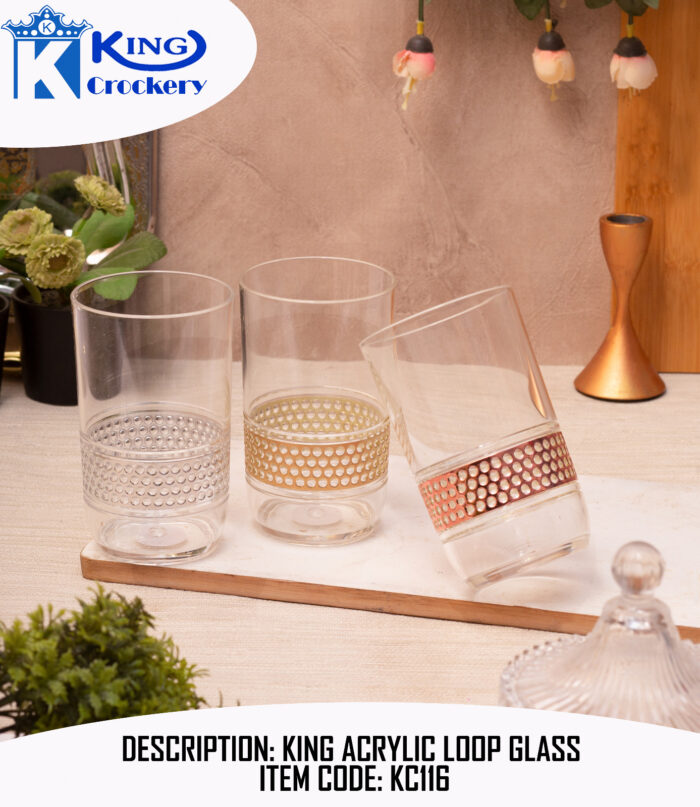 Acrylic Loop Glass For Drinking