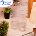 Acrylic Loop Silver Glass For Drinking