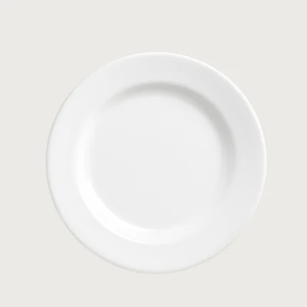 7.5-Inch Double Glazed Melamine Quarter Deep Plate for Serving Meals