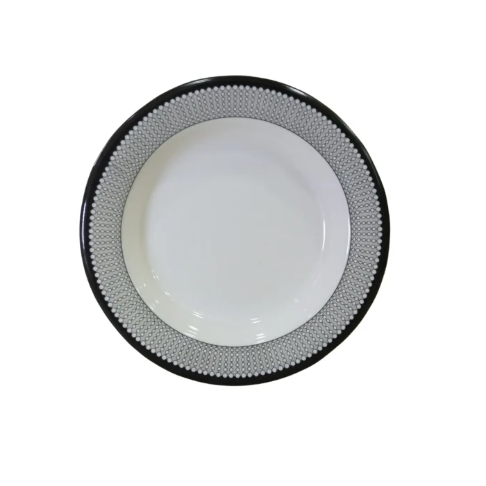 8.5-Inch Double Glazed Melamine Deep Plate for Serving Meals