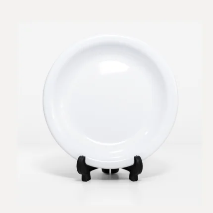 8.5-Inch Double Glazed Melamine Deep Plate for Serving Meals