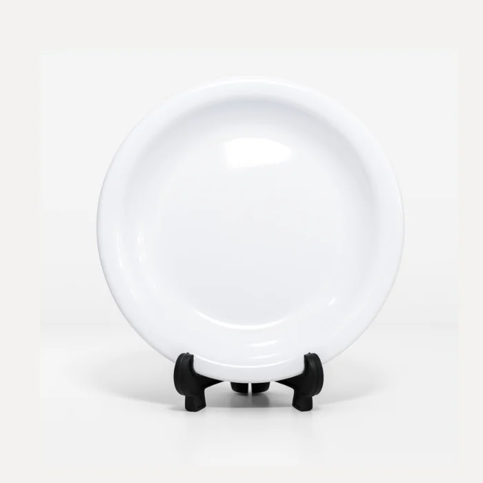 8.5-Inch Double Glazed Melamine Deep Plate for Serving Meals
