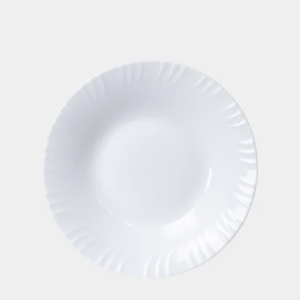 7.5-Inch Double Glazed Melamine Quarter Deep Plate for Serving Meals
