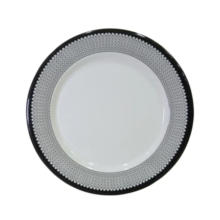 10-Inch Double Glazed Melamine Rice Plate for Serving Meals