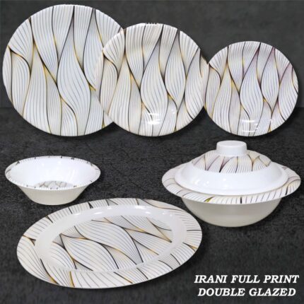 Melamine Printed Double Glazed Loose Dinner Range