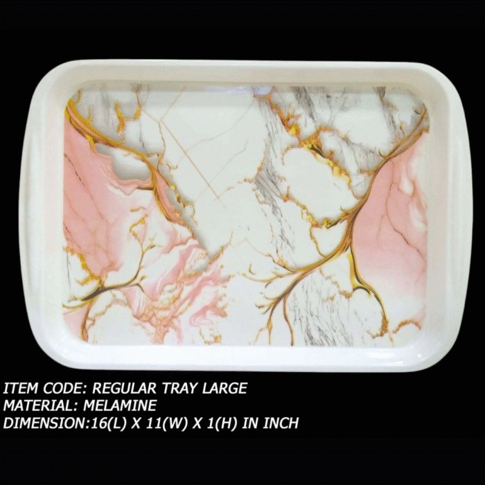 Melamine Printed Large Size Tray For Serving