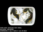 melamine printed small size tray for serving