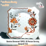 Printed Dinner Set 76 Pcs For 6 Person For Serving