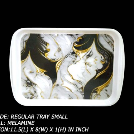 Melamine Printed Baby Size Tray For Serving