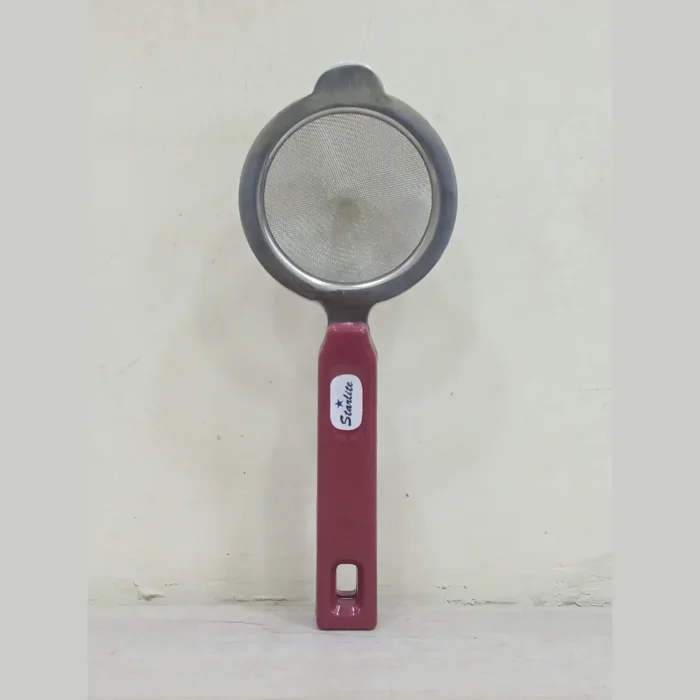 Starlight Strainer Stainless Steel with Wood Color Handle