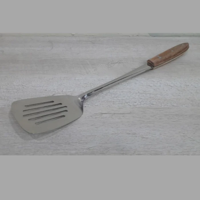 17 inch Kitchen Loose Tool Items Stainless Steel With Wooden Handle
