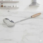 17 inch Kitchen Loose Tool Items Stainless Steel With Wooden Handle