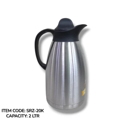 2 liter stainless steel thermos flask for hot and cold drinks