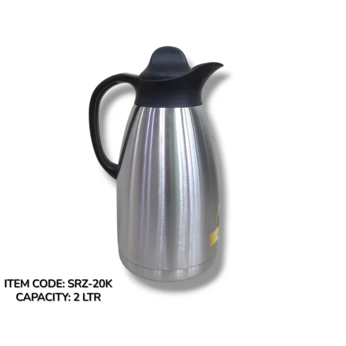 2 liter stainless steel thermos flask for hot and cold drinks