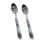 6-Piece Stainless Steel Falooda Spoon Set for Dining and Eating Desserts