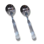6-Piece Stainless Steel Soup Spoon Set for Dining