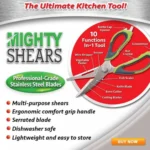 Mighty Shears Stainless Steel 10 Functions in 1 Tool