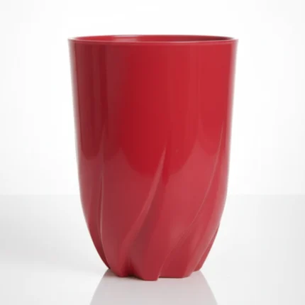 Plastic Glass in Red Color For Drinking