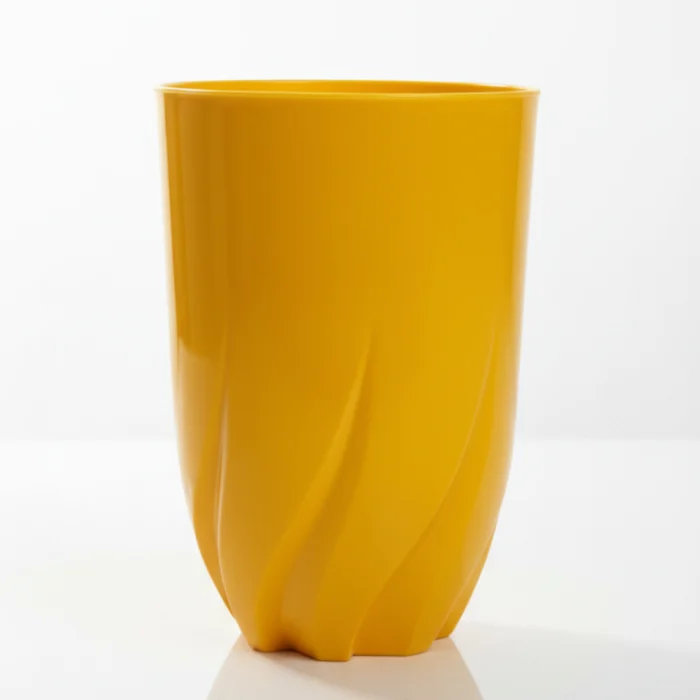 Plastic Glass in Yellow Color For Drinking