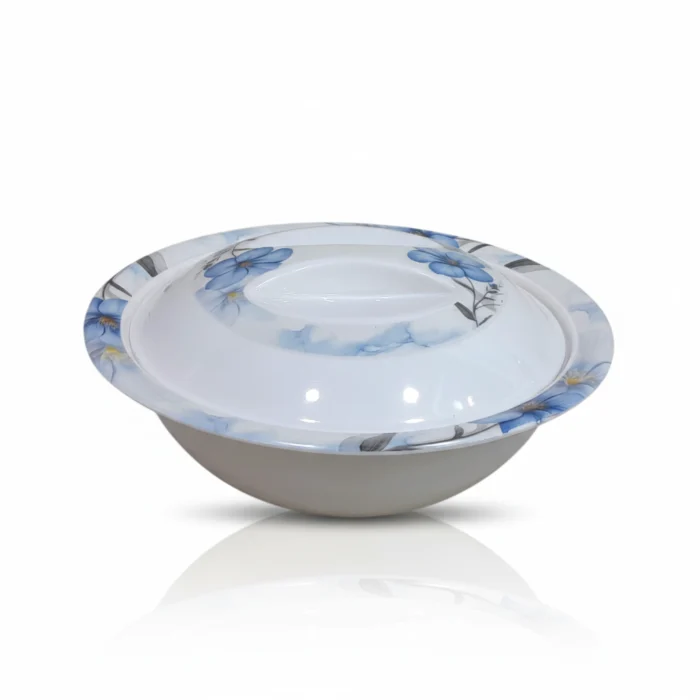 Printed Melamine Double Glazed Donga with cover